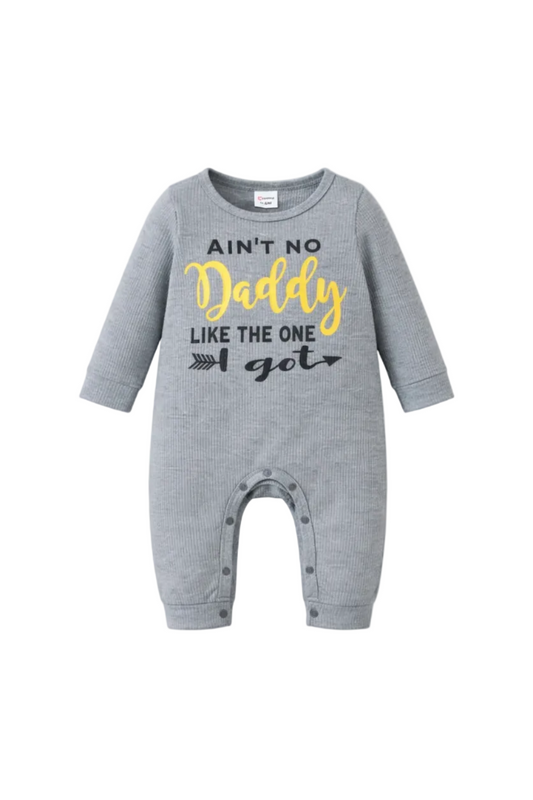 Baby letter print romper