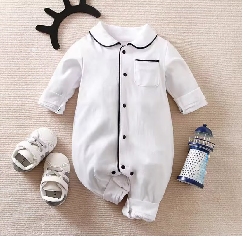 Solid long Cotton Jumpsuit