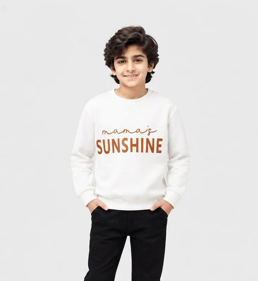 Boys Letter Print sweatshirt
