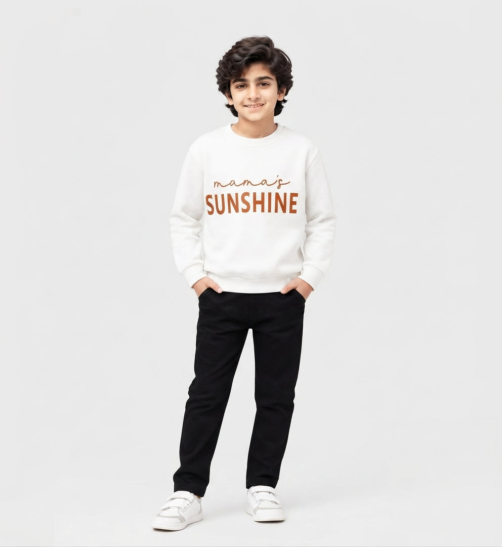 Boys Letter Print sweatshirt