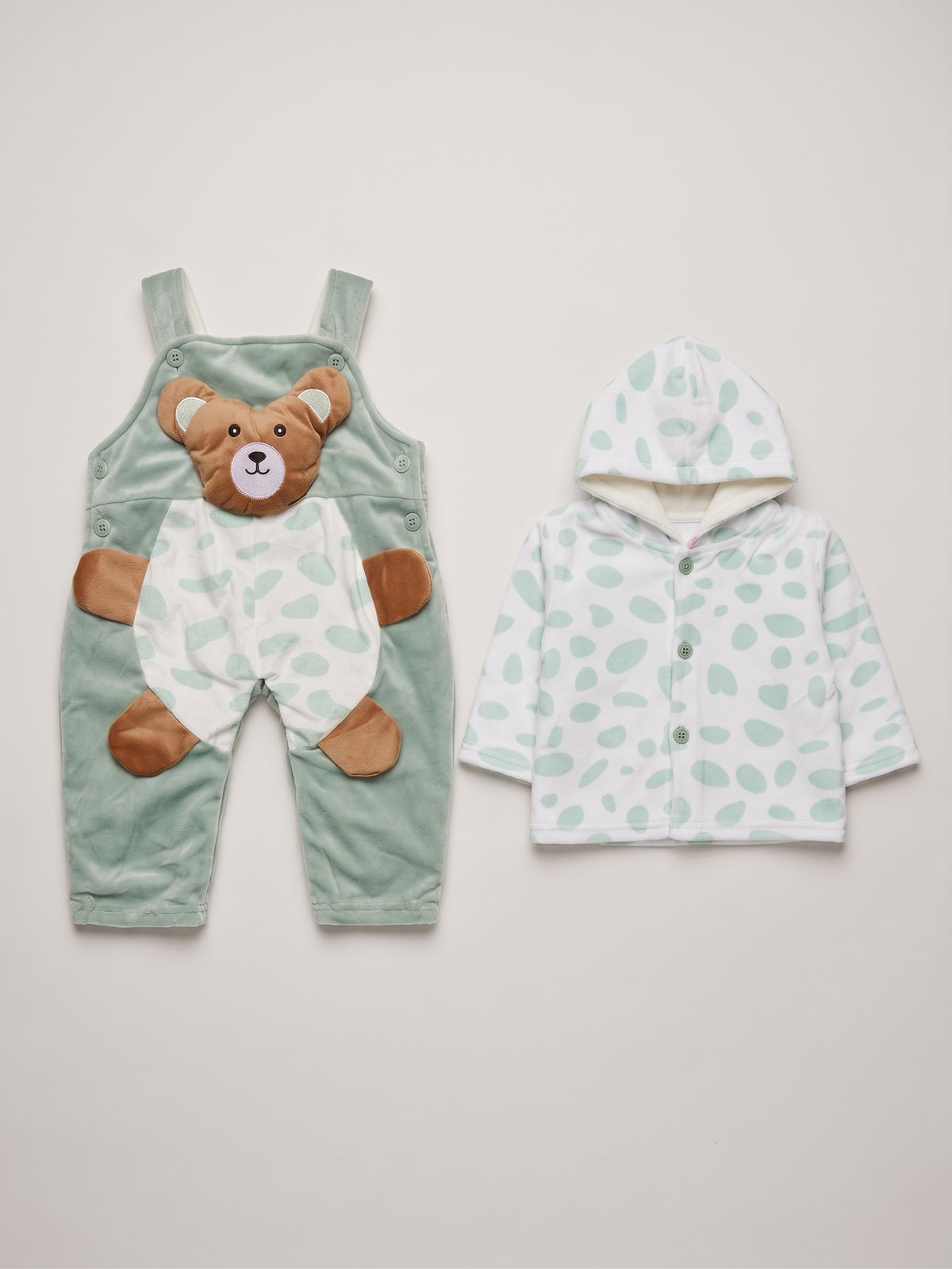 Bear Baby winter warm triple coated romper