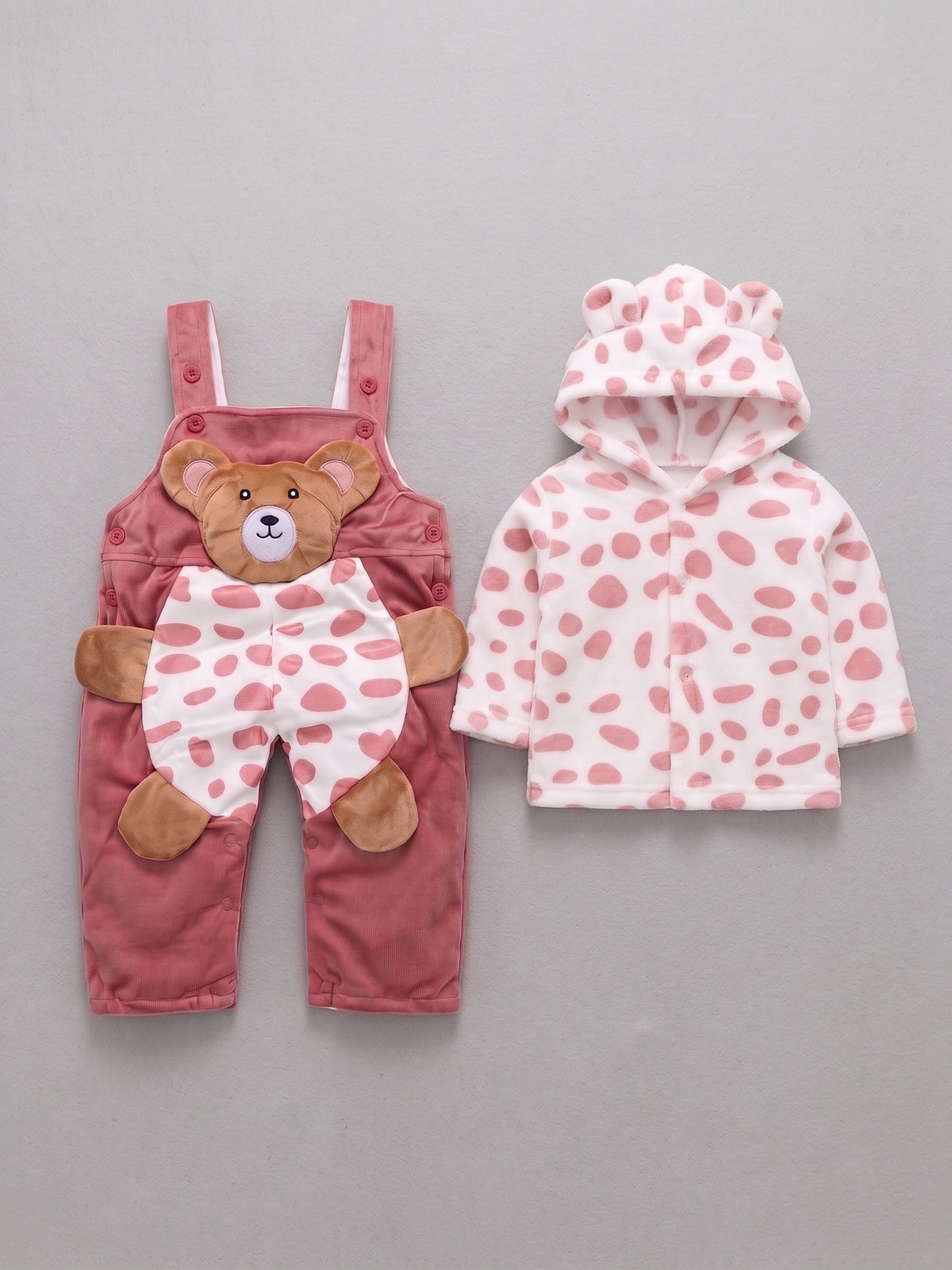 Bear Baby winter warm triple coated romper
