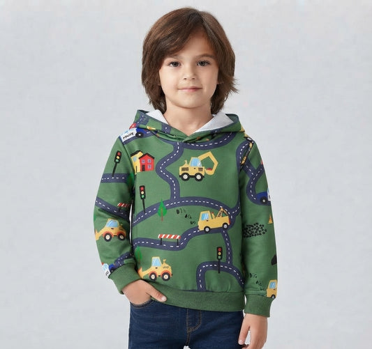 Boys Hoodie Sweatshirt - Multiple Colors