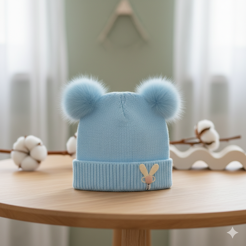 Baby Boys Girls Winter Hat Cute Pattern Knit Beanie