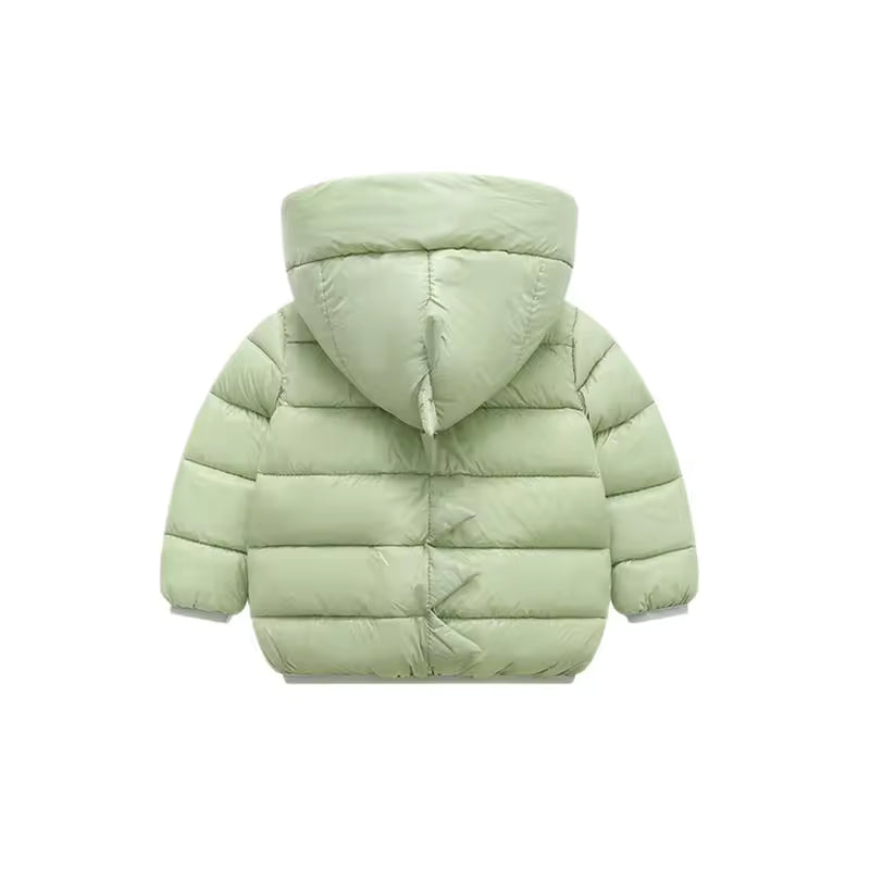 Winter Baby Jacket Fashion 3D Dinosaur Outerwear Hooded Zipper