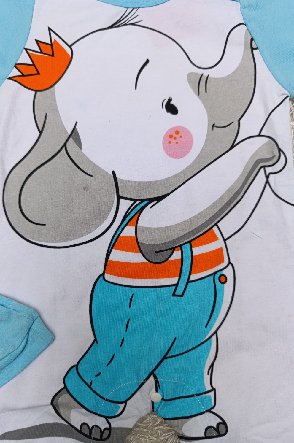 Baby elephant Romper full sleeves