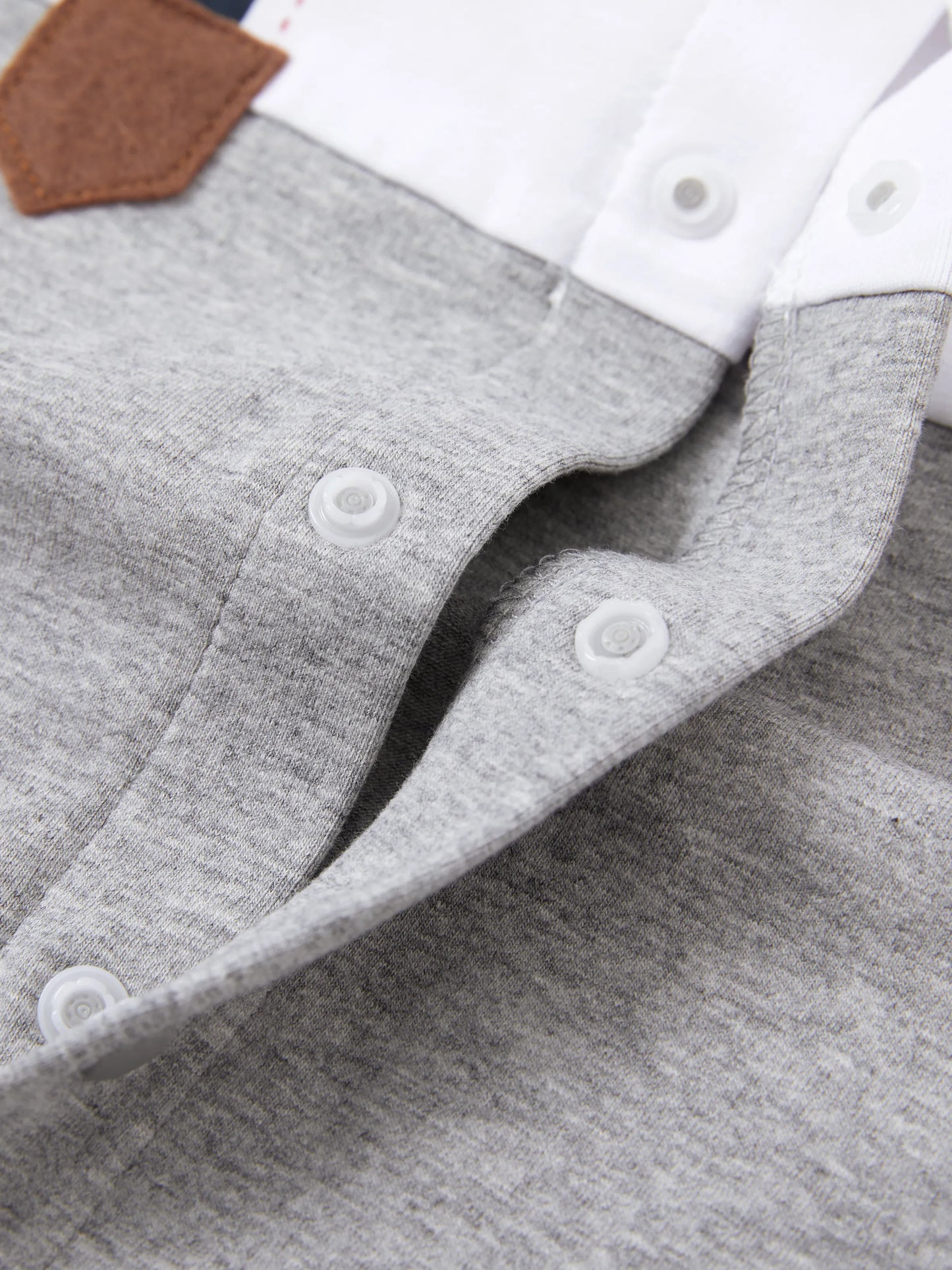 Baby Boy Gentle Style Faux-two Romper