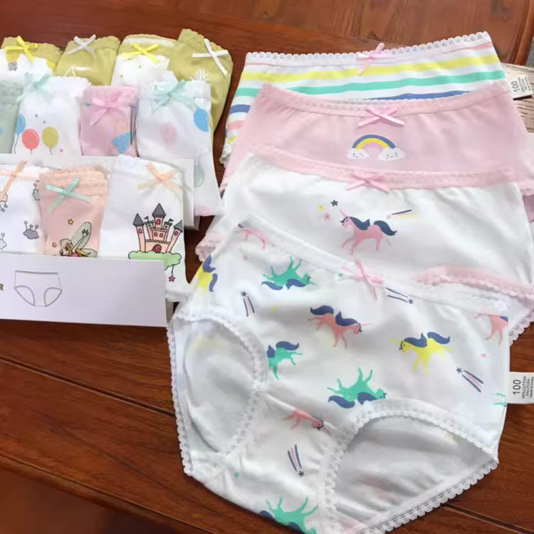 Colorful Pattern Printed Comfortable Cotton Youngsters's Underwear