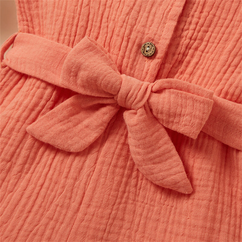 Linen Sleeveless Romper