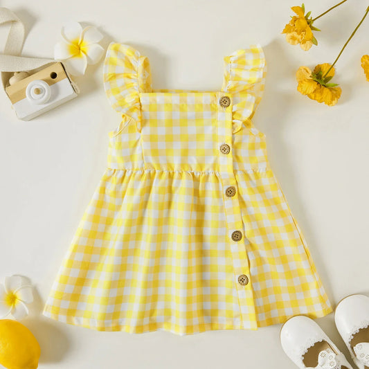 Baby Girl Plaid Cami dress