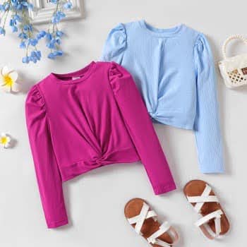 Long sleeve Crop Top