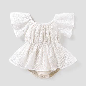 Floral Lace Tutu Dress Bodysuit
