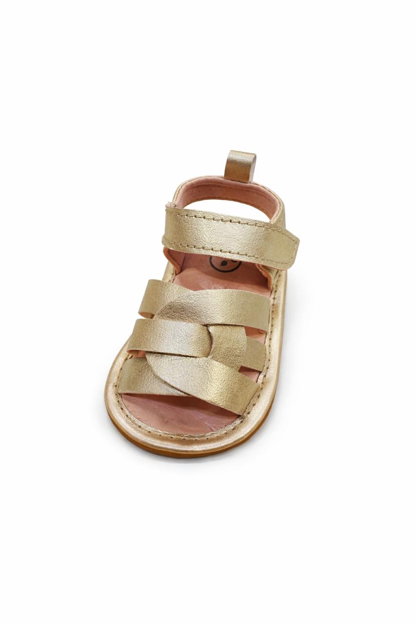 Girl's Golden Sandal (042LR)