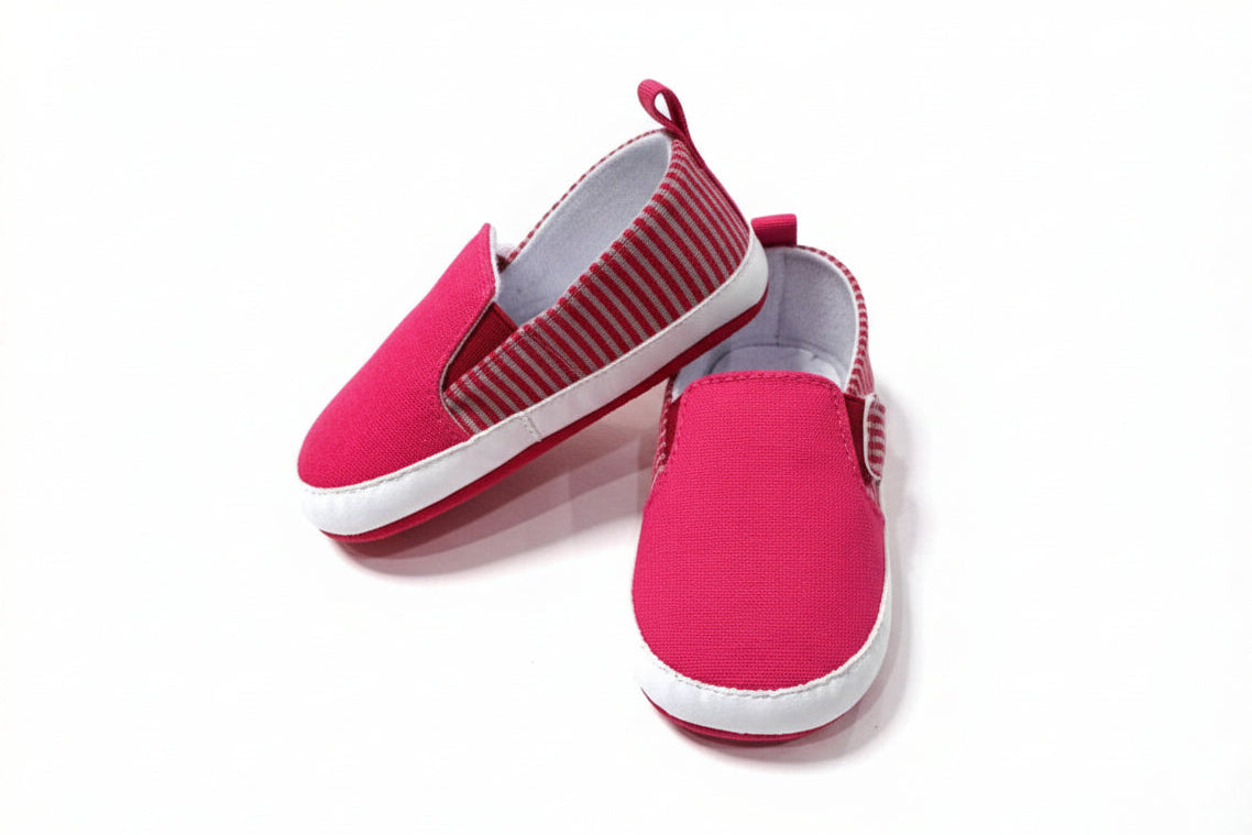 Baby Girl Red and White shoes(042LR)