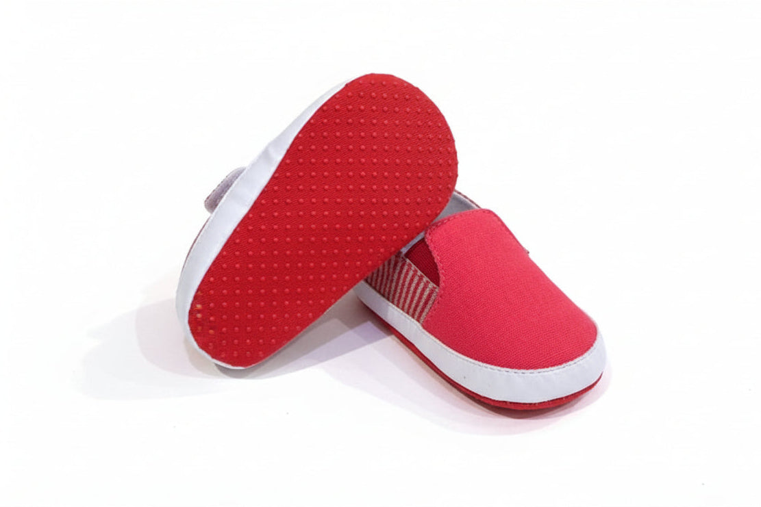 Baby Girl Red and White shoes(042LR)