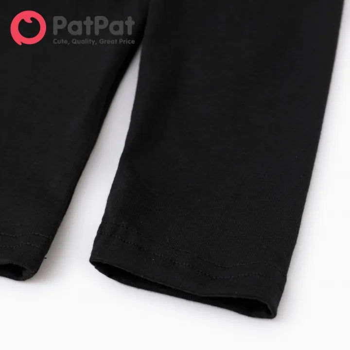 Kid Girl Puff-sleeve Square Neck Top