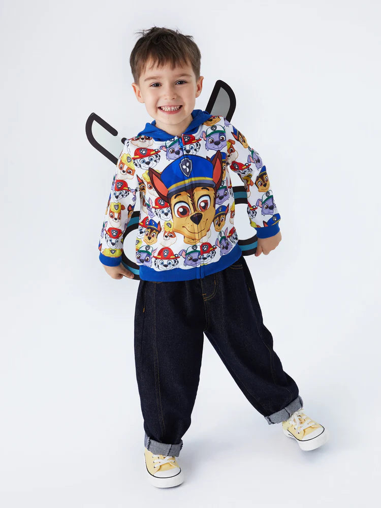 PAW Patrol Toddler Boy Chase Zipper Design Hooded Jacket Blue