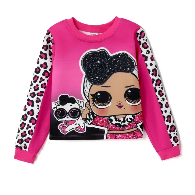 L.O.L. Surprise! Girls Sweatshirt Graphic Pullover Crewneck Long Sleeves