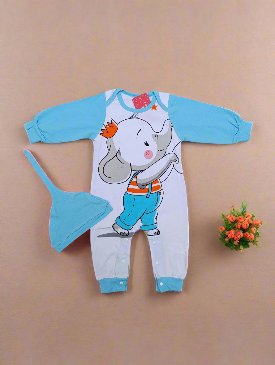 Baby elephant Romper full sleeves