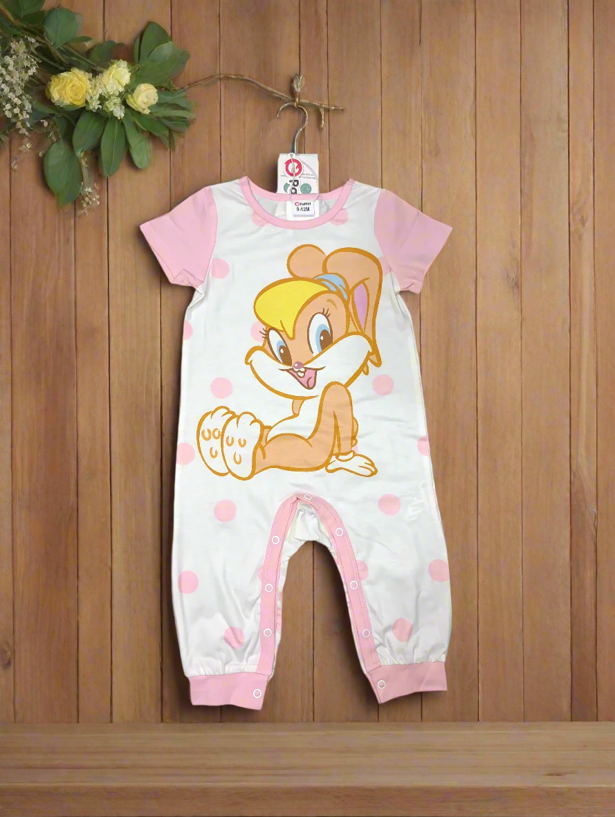 Baby looney tunes half sleeves romper