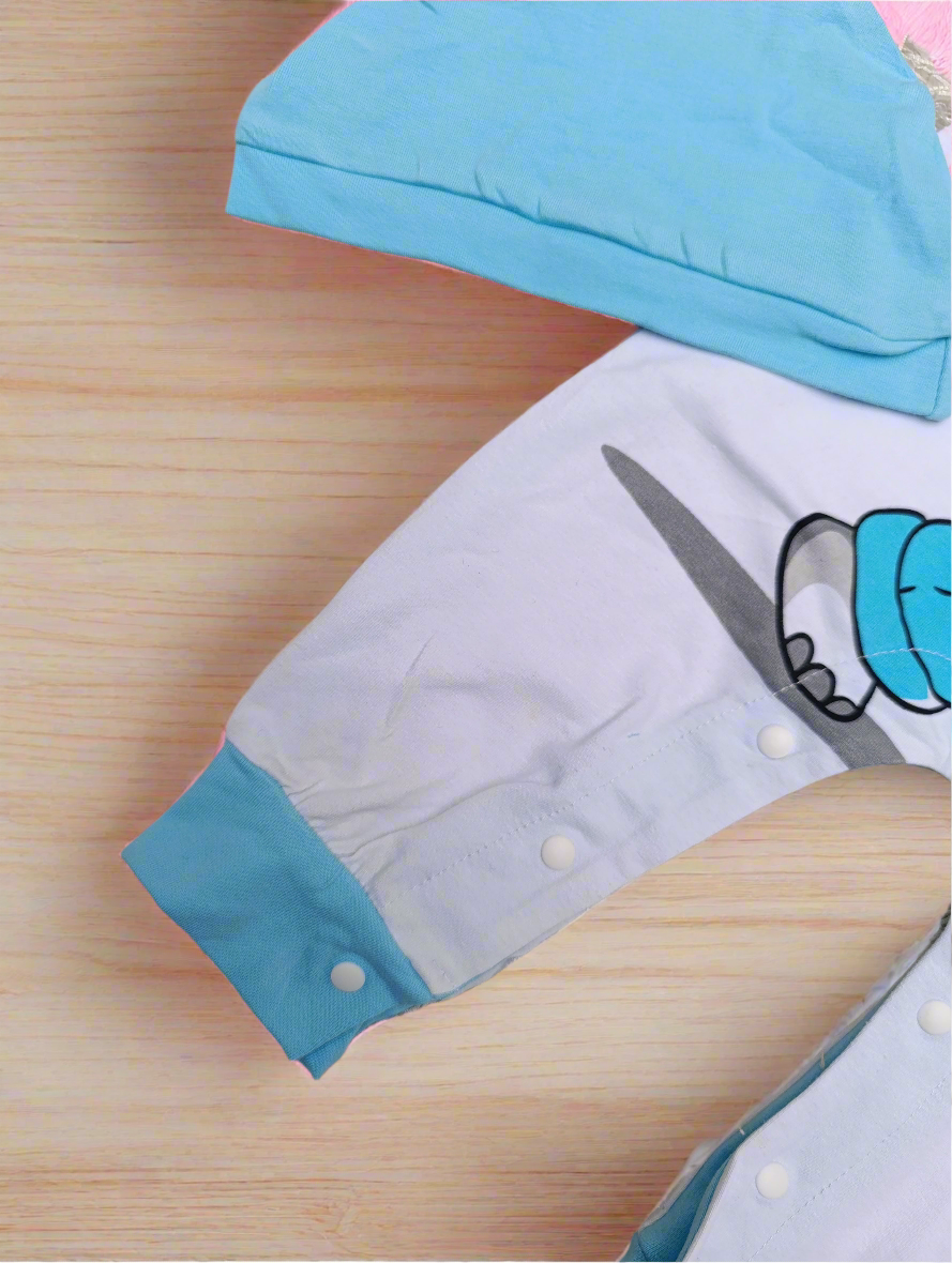 Baby elephant Romper full sleeves