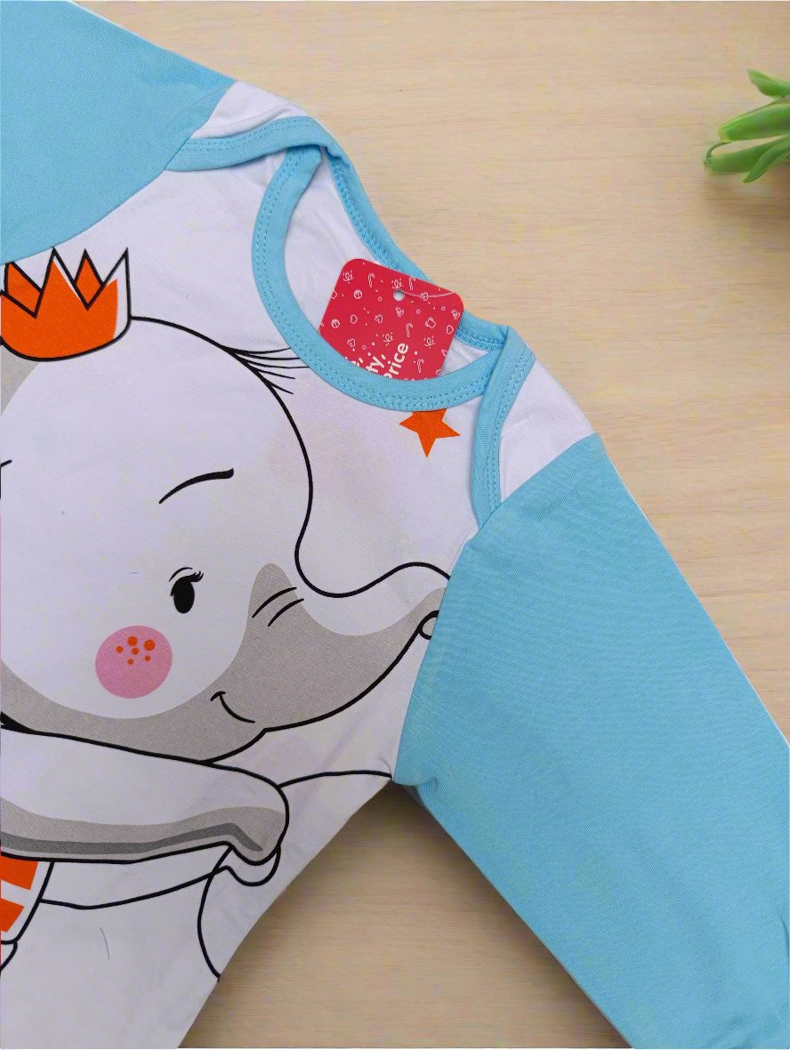 Baby elephant Romper full sleeves