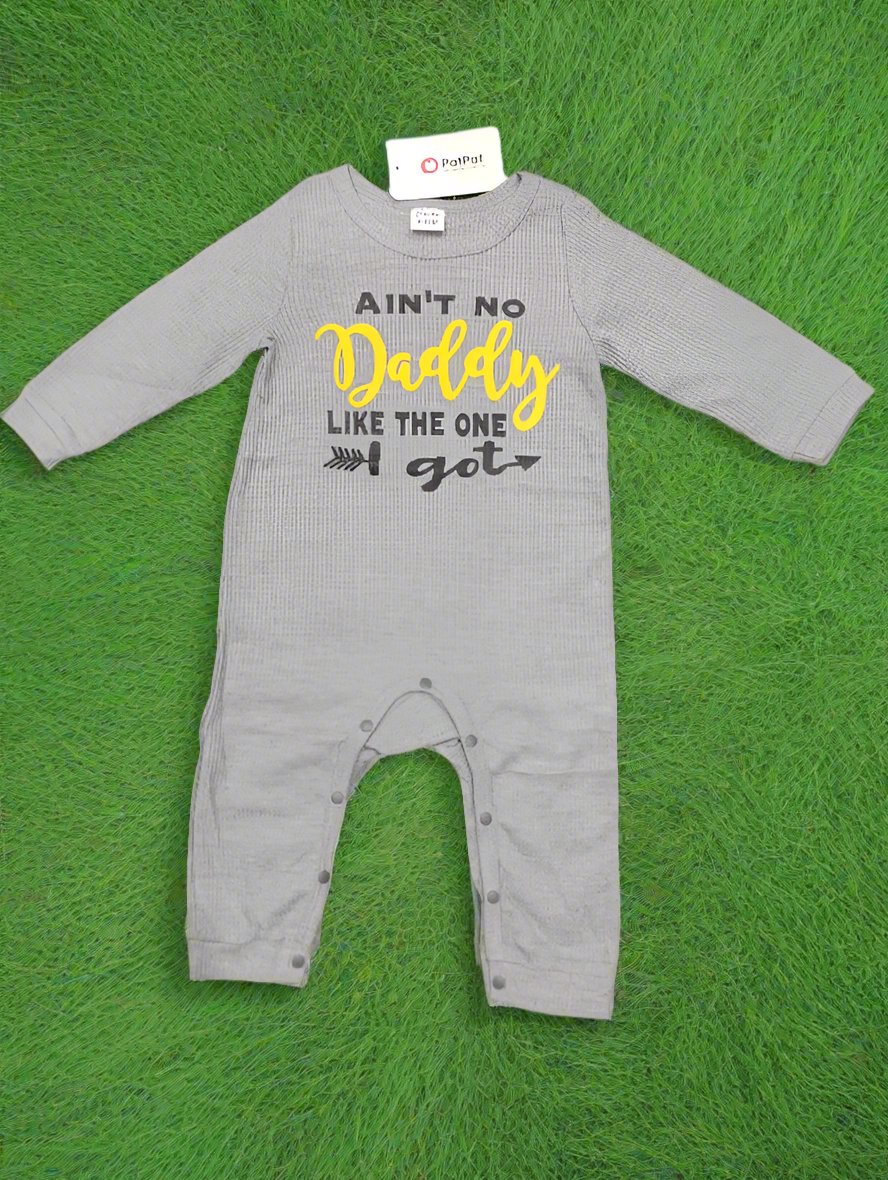 Baby letter print romper