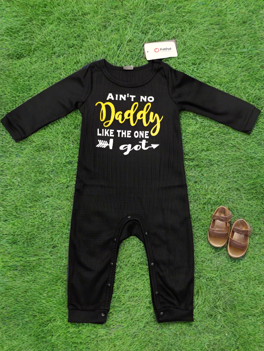 Baby letter print romper