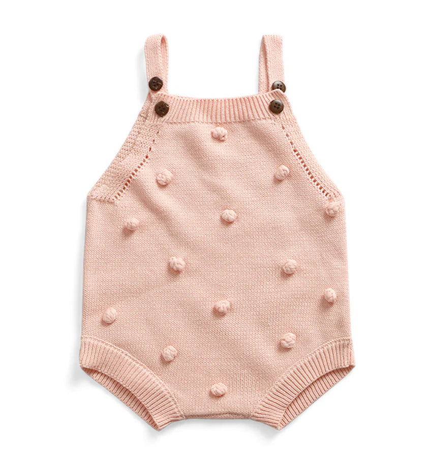 Knitted Bobble Rompers