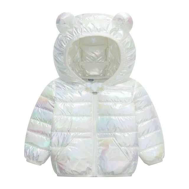 Winter Coats for Kids with Hoods Light Puffer Jacket for Baby Boys Girls, Infants, Toddlers