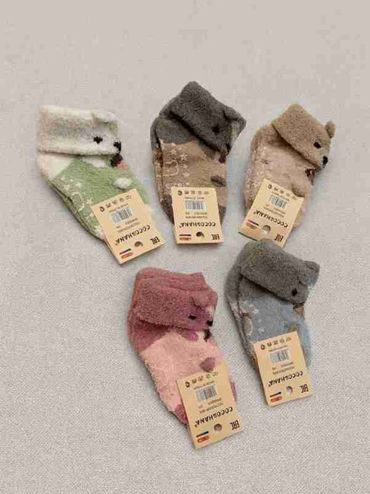 Winter  non-slip children's socks -S