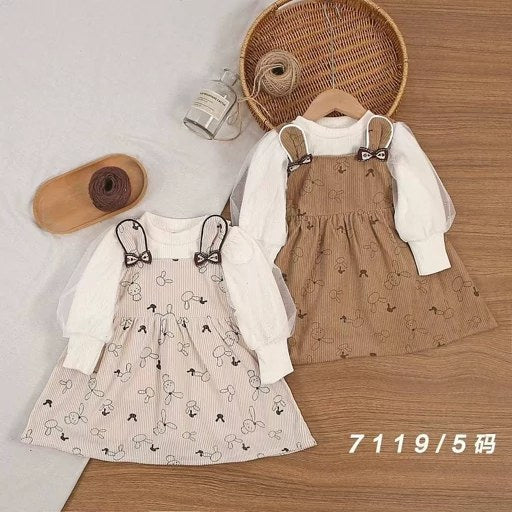 KOREAN Baby Girl Dress -S