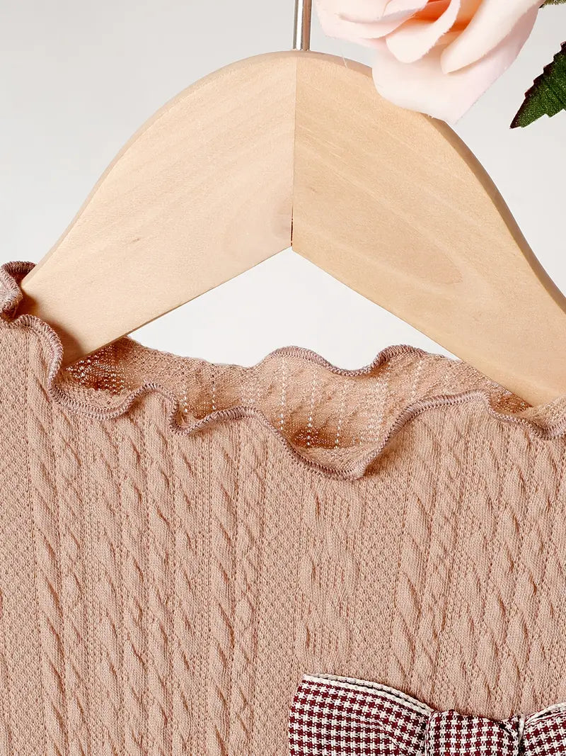 Winter T-Shirt BowKnot