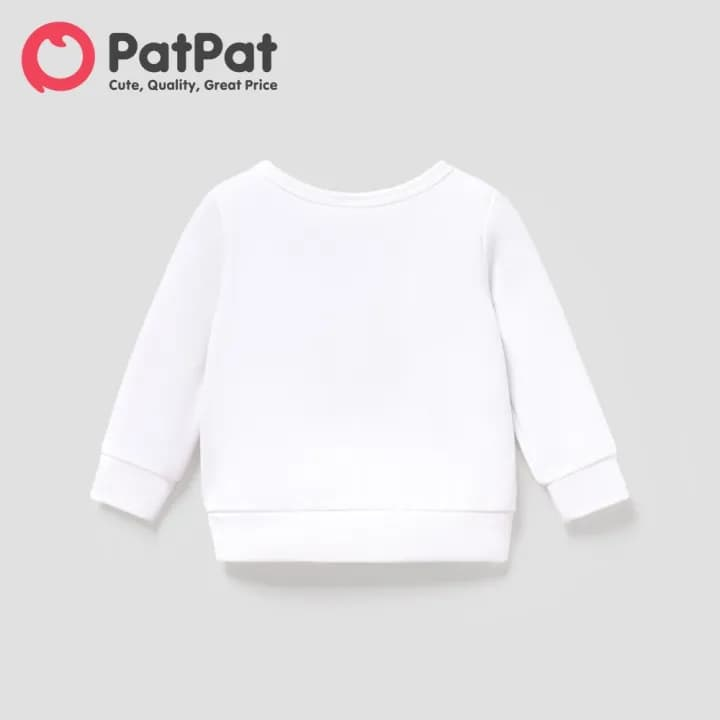 Animal-Stack Print Baby Boy Sweatshirt