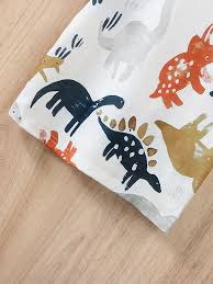 Cute dinosaur print baby Romper