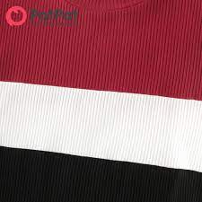 Rib Knit Colorblock short-sleeve Bodycon Jumpsuit