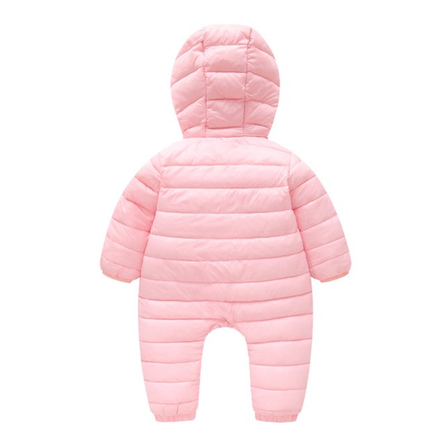 Warm Winter Jumpsuit for Baby Girls and Boys with Hooded Bear Ears, Down Coat, Padded Jumpsuit, Boys' Winter Coat, Heavyweight 4T Winter Coat, Boys' Jacket, Lightweight Nylon Jackets