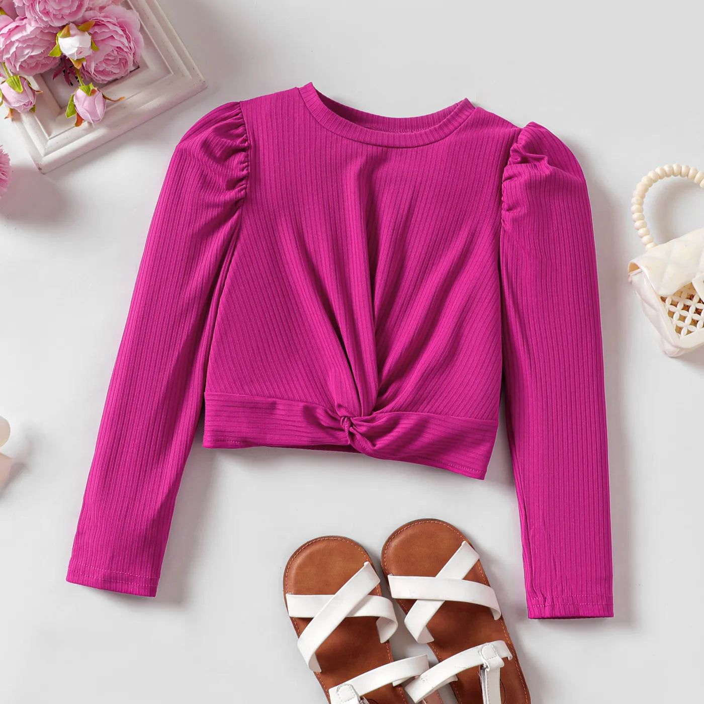 Long sleeve Crop Top