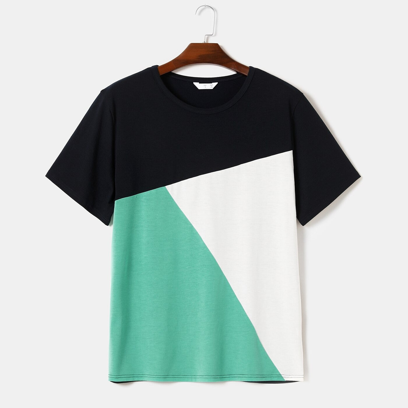 Green Color Block Tee