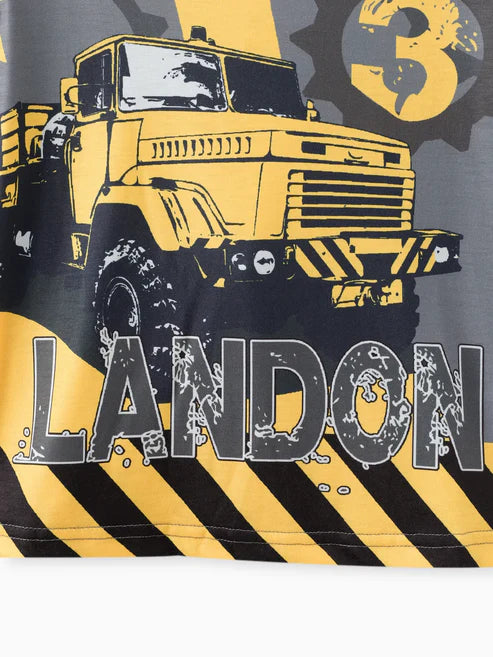 T-Shirt Boys Construction Truck