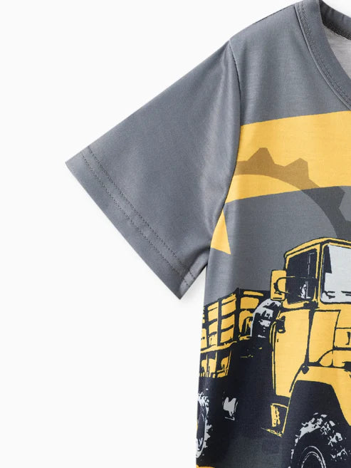T-Shirt Boys Construction Truck