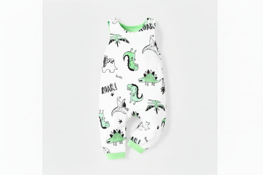 Baby  sleeveless Dino Jumpsuit