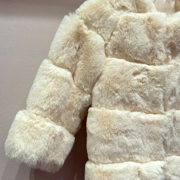 Cream Faux Fur Cozy Jacket