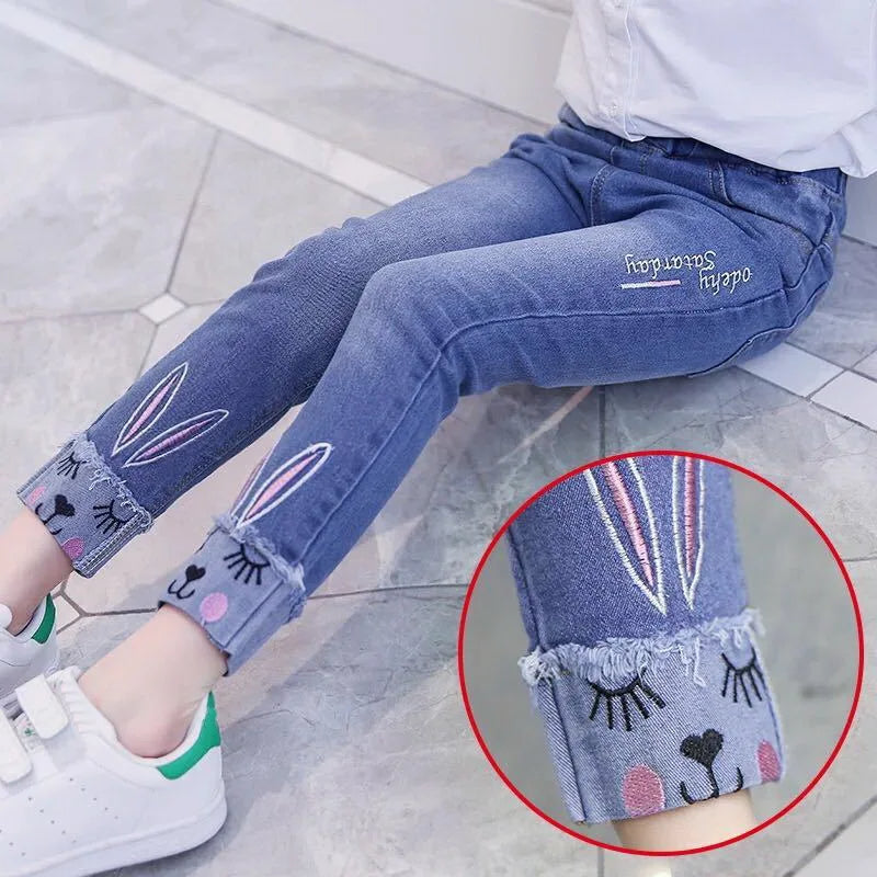 Girls Jeans Rabbit
