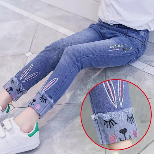 Girls Jeans Rabbit