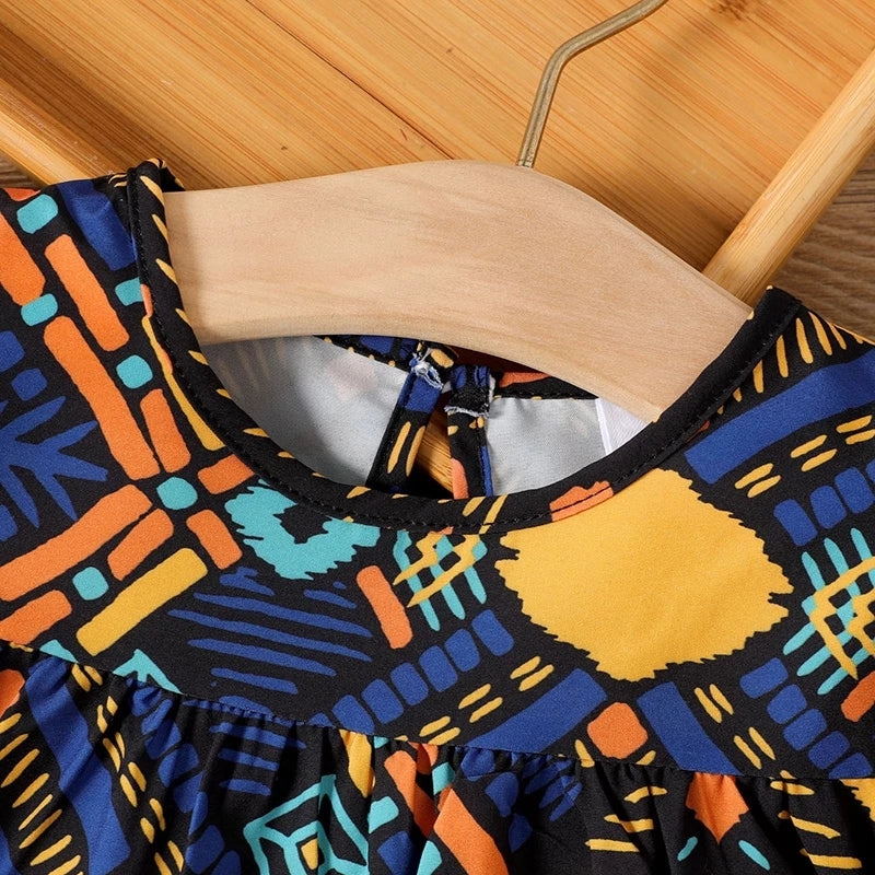 Floral baby blue dress