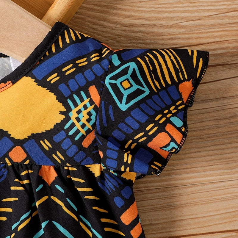 Floral baby blue dress