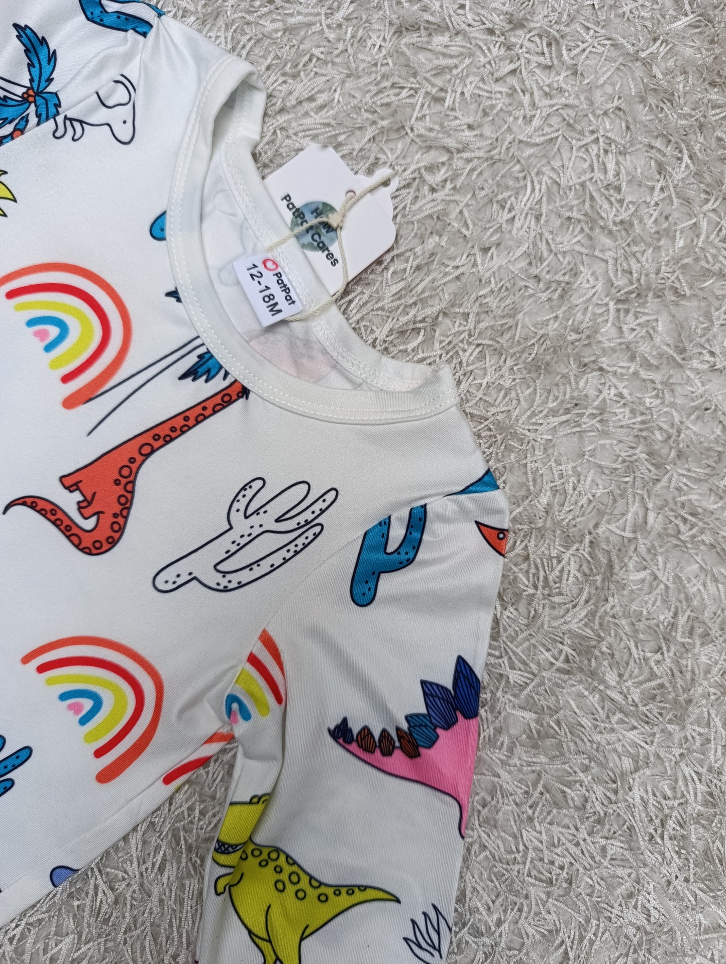 Dino baby romper full sleeves