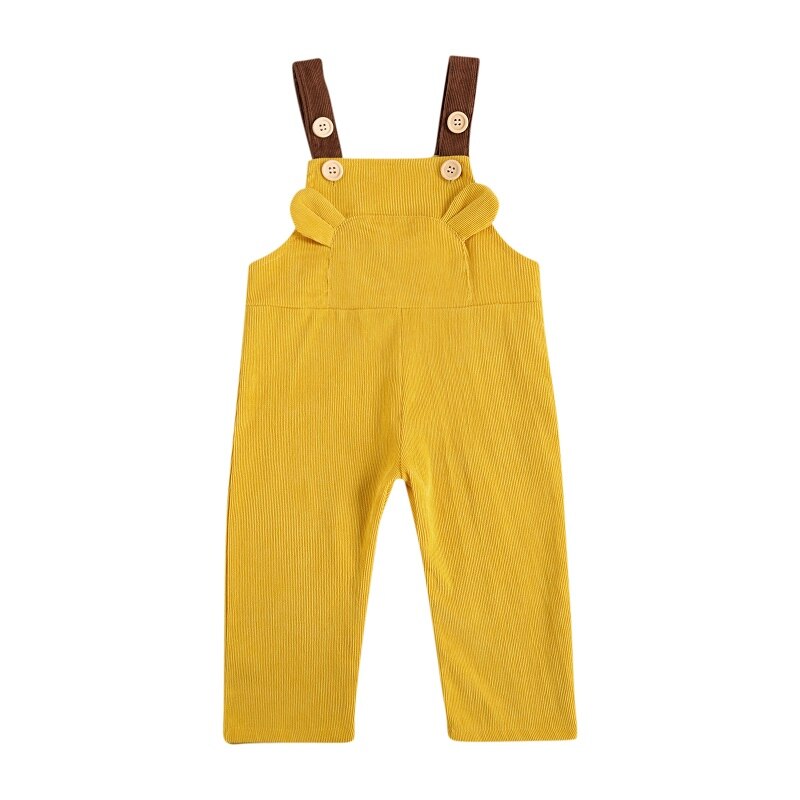 Overalls Pants Cartoon Suspender  Corduroy