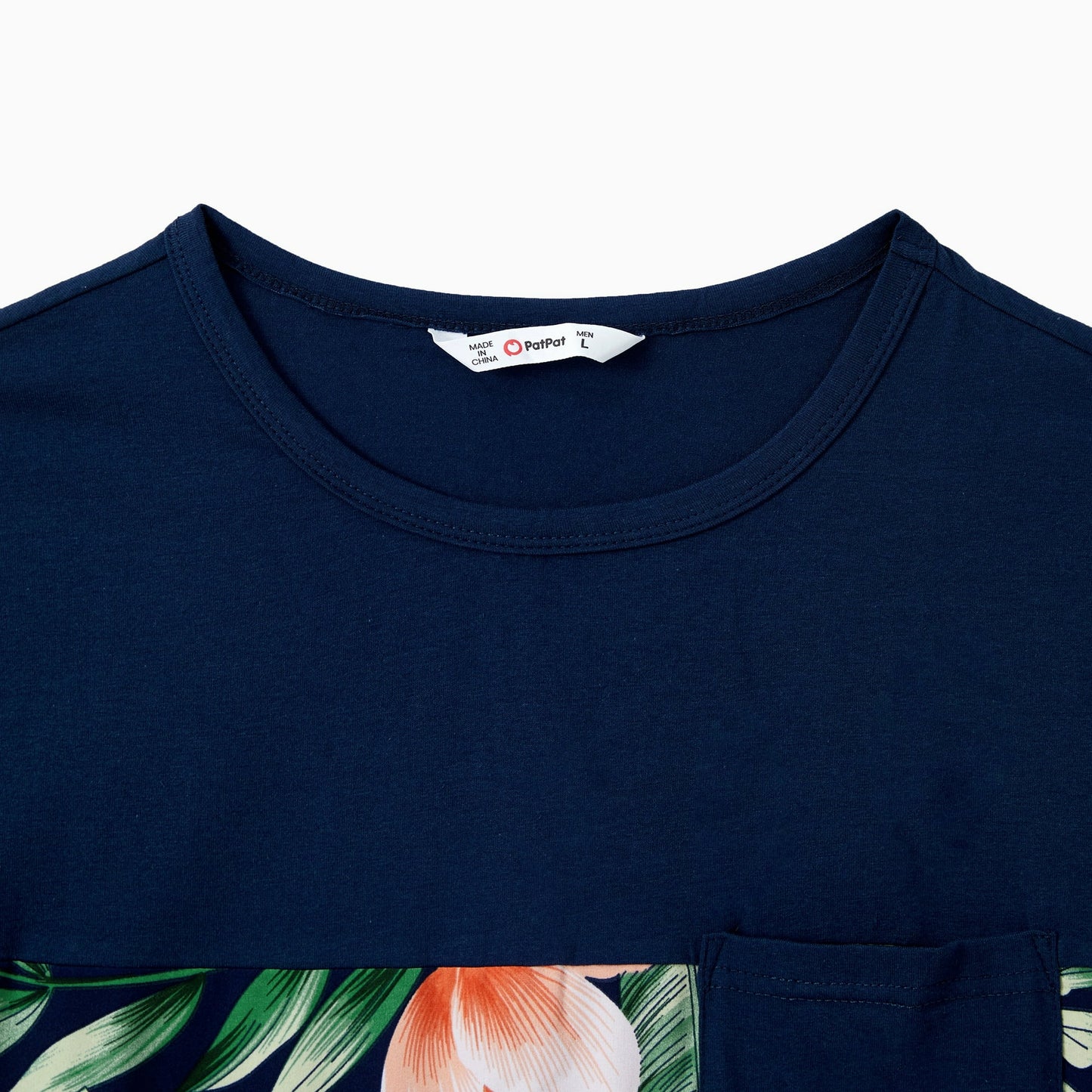 Blue tropical t-shirt